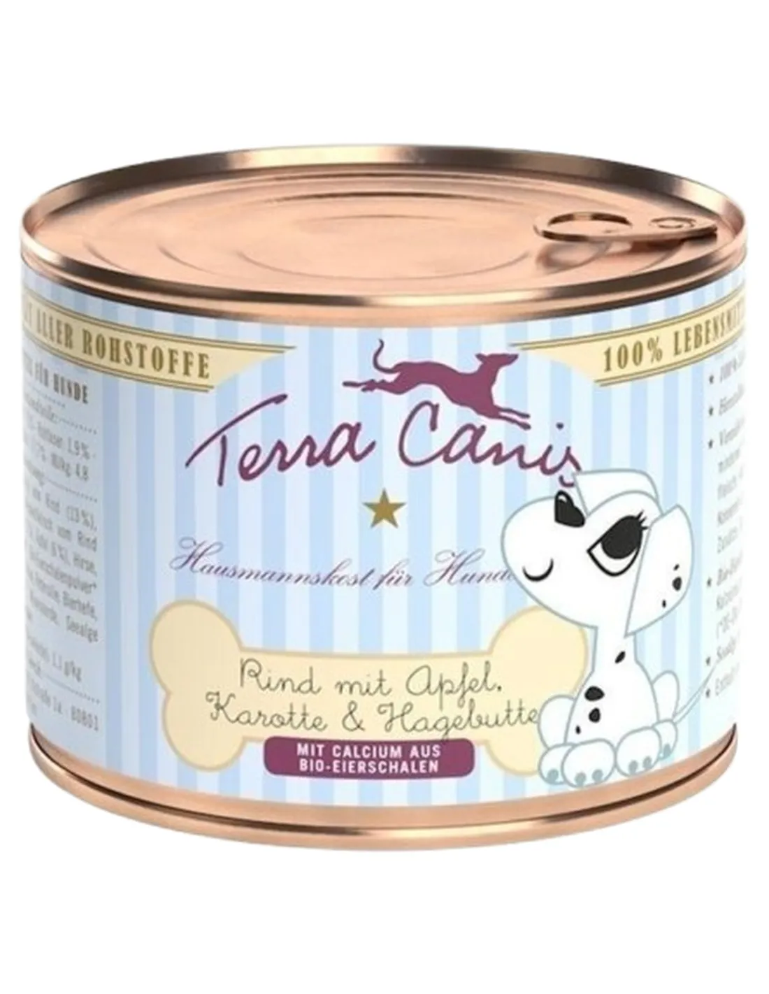 Terra canis puppy manzo con con mela, carote e rosa canina 200 gr   Terra canis puppy manzo con con mela, carote e rosa canina 200 gr