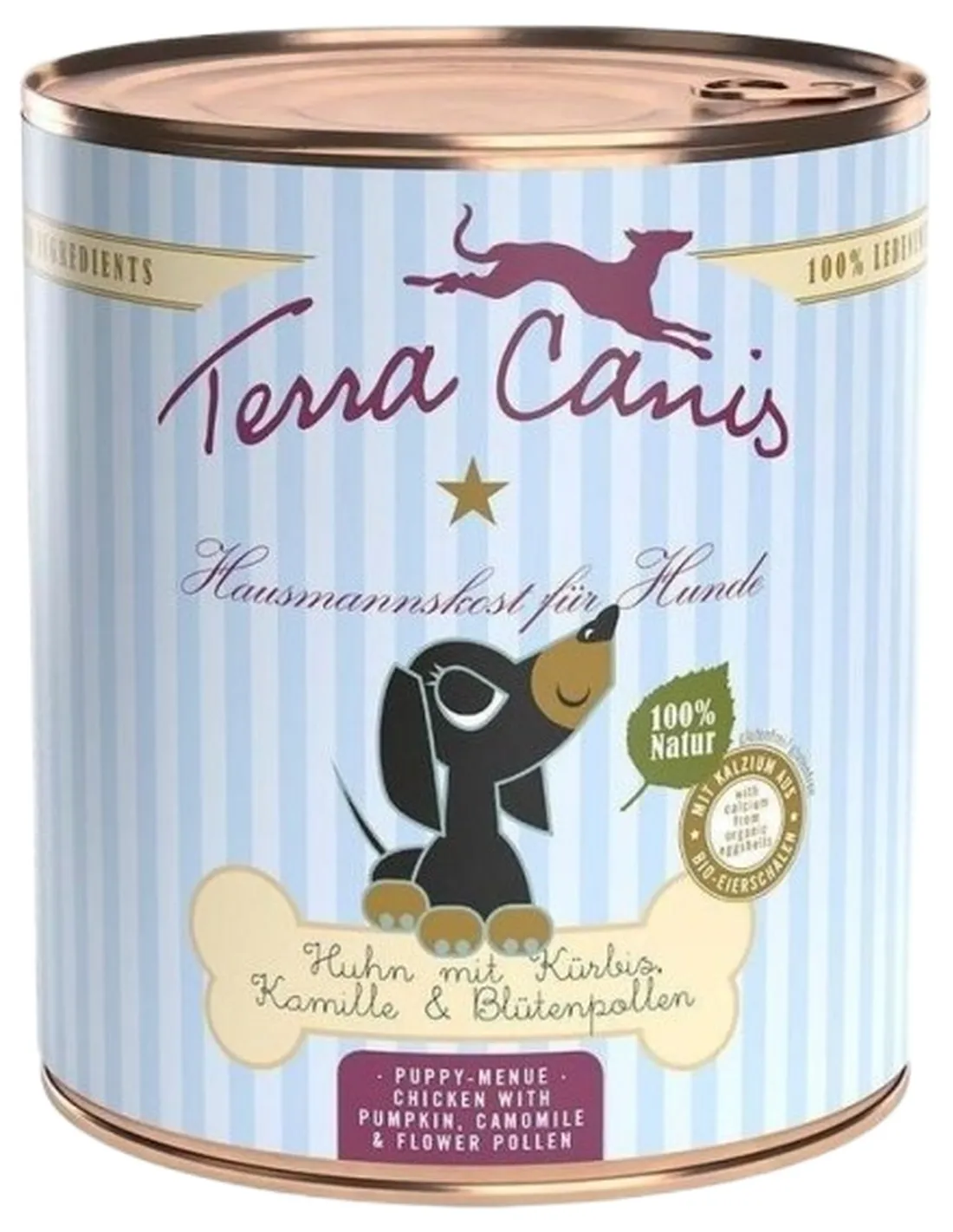 Terra canis puppy pollo con zucca, camomilla e polline di fiori 800 gr  