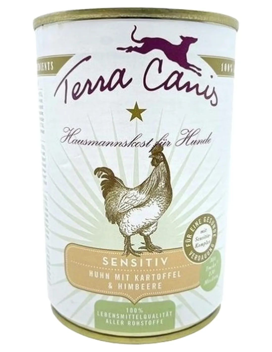 Terra Canis sensitive pollo con patate e lampone 400 gr   Terra Canis sensitive pollo con patate e lampone 400 gr