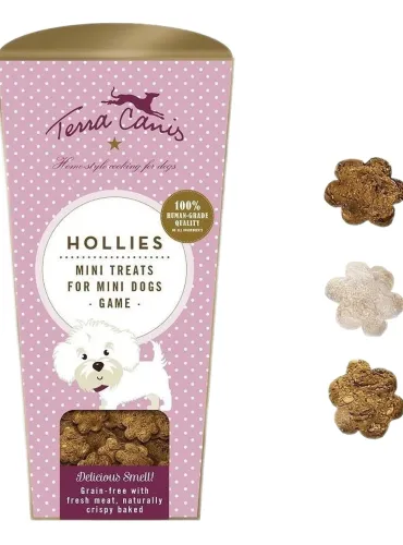 Terra canis mini treats hollies selvaggina 130 gr  