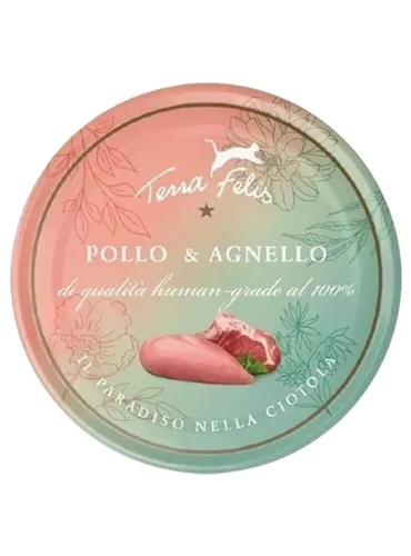 Terra felis pollo e agnello 80 gr  