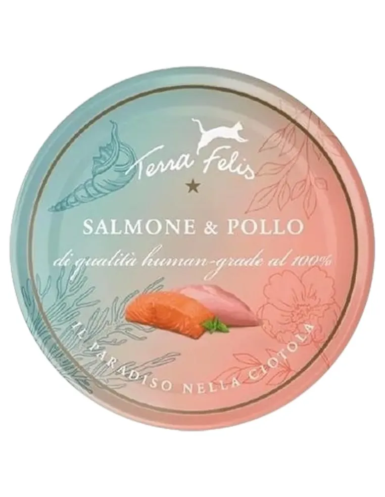 Terra felis salmone e pollo 80 gr  