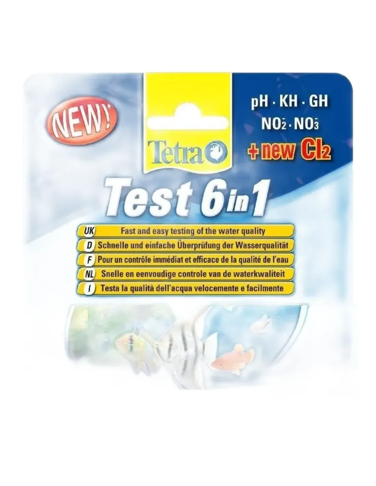 Tetra test strisce 6 in 1  