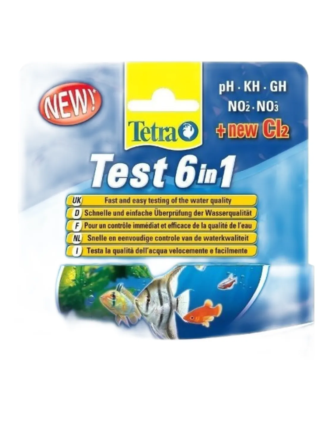 Tetra test strisce 6 in 1  