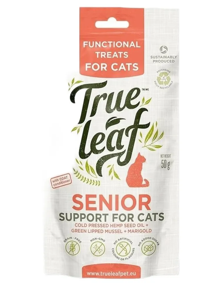True leaf gatto Treats Senior 50 gr  