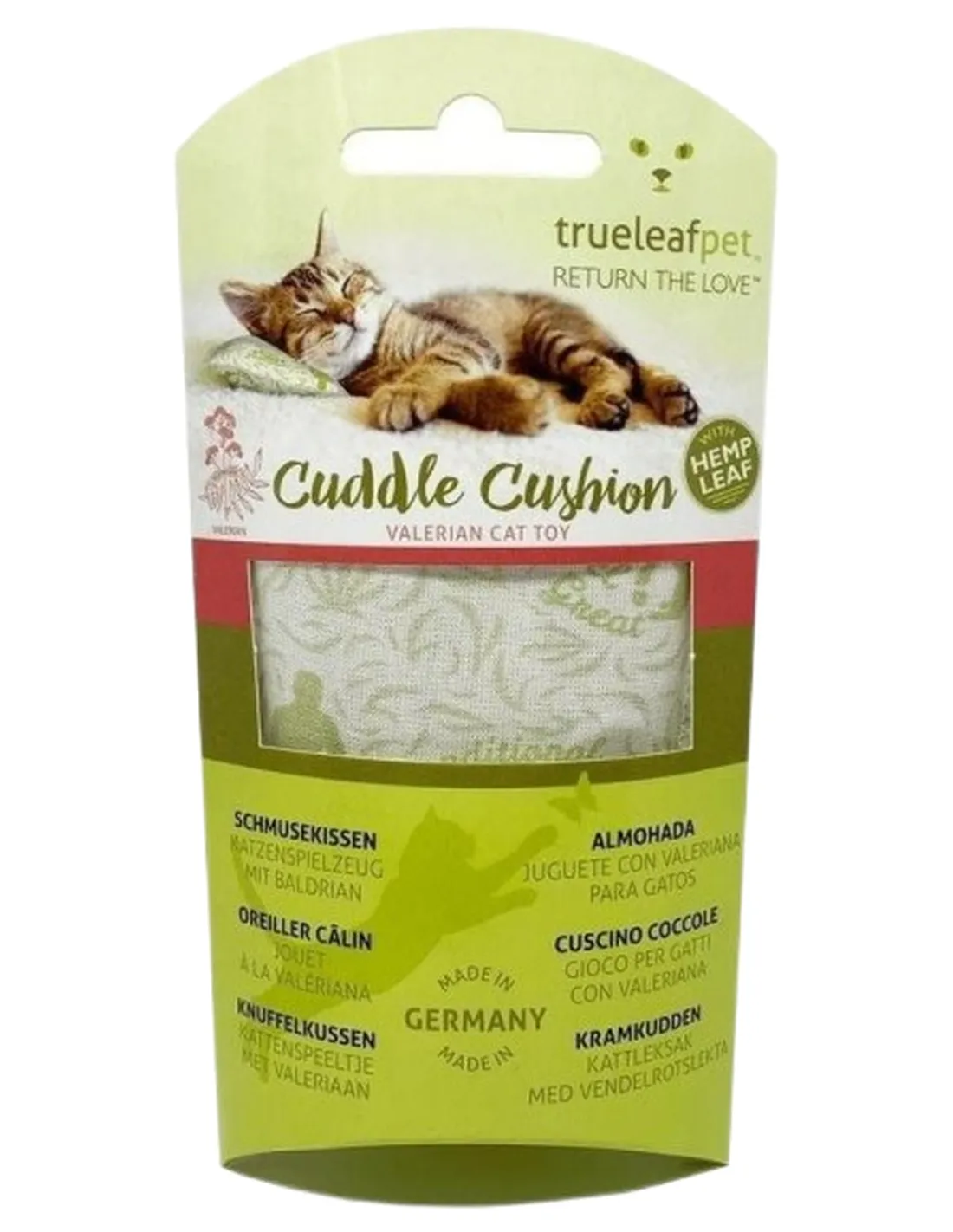 True leaf pet cuscino coccole valeriana  