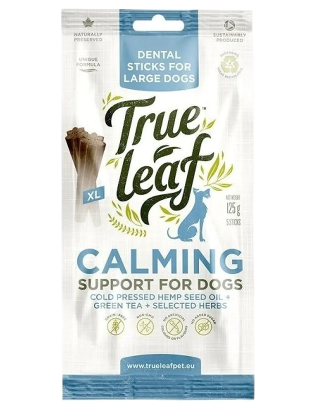 True leaf cane Large Dental Sticks Calming 125 gr  