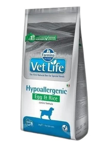 Farmina vet life cane hypoallergenic egg e rice 12 kg  