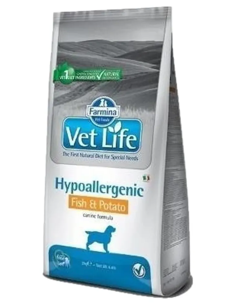 Farmina Vet life cane hypoallergenic fish e potato 2 kg  