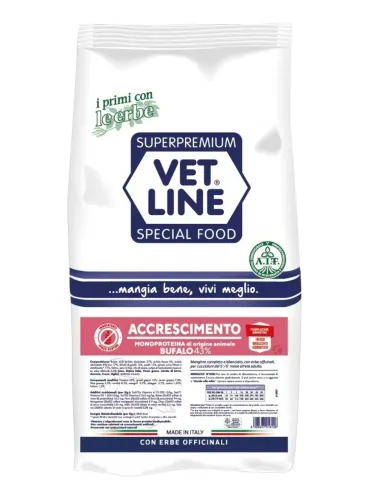 Vet line cane accrescimento bufalo 12,5 kg