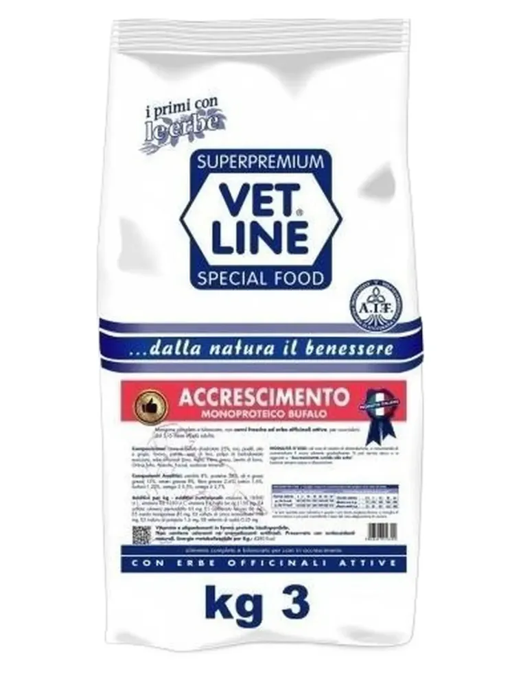Vet line cane accrescimento bufalo 3 kg  