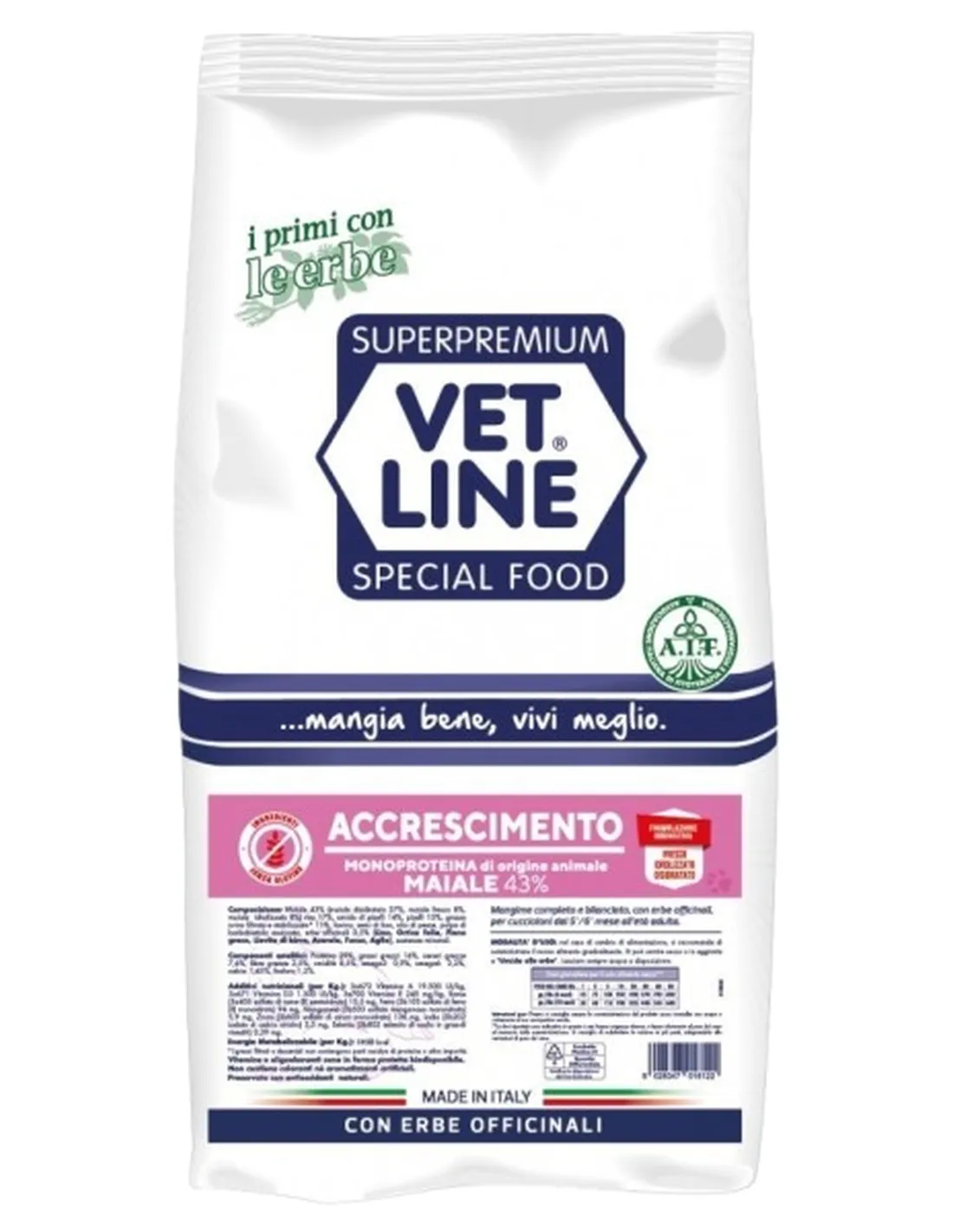 Vet Line cane accrescimento maiale 12,5 kg  
