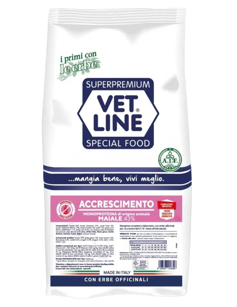 Vet Line cane accrescimento maiale 3 kg  