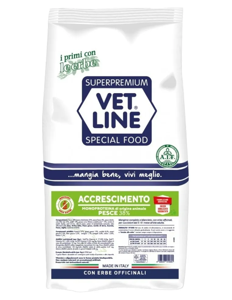 Vet Line cane accrescimento pesce 3 kg  