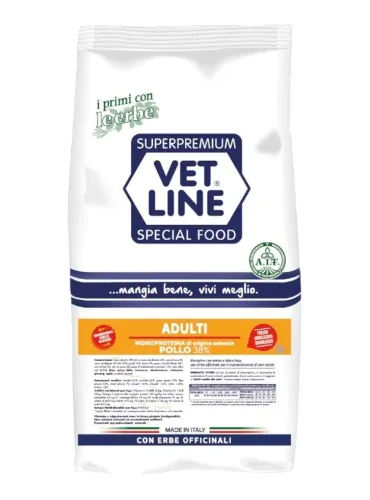 Vet Line cane adulto pollo 3 kg  