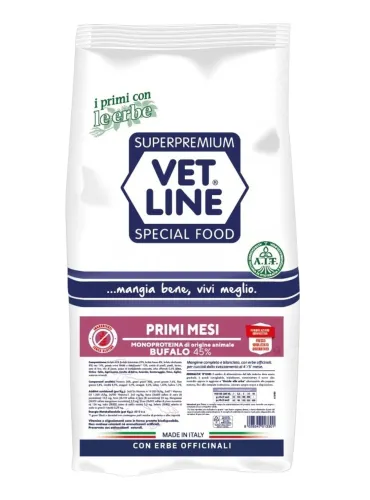 Vet Line cane primi mesi bufalo 3 kg  