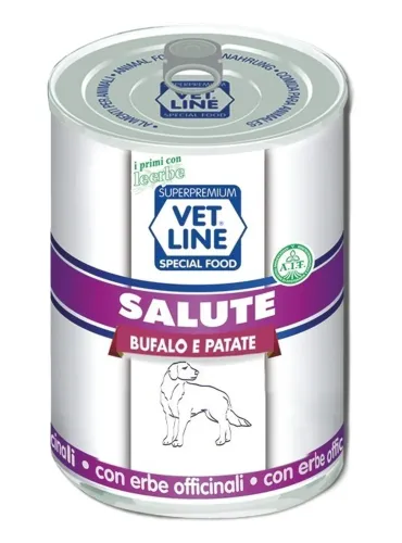 Vet Line cane salute bufalo e patate 400 gr
