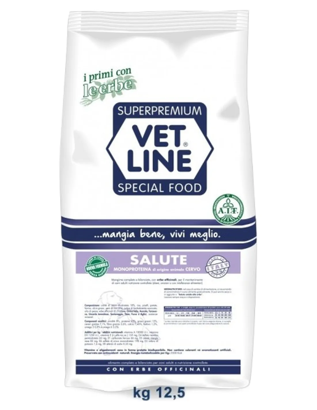 Vet Line cane salute cervo 12,5 kg  