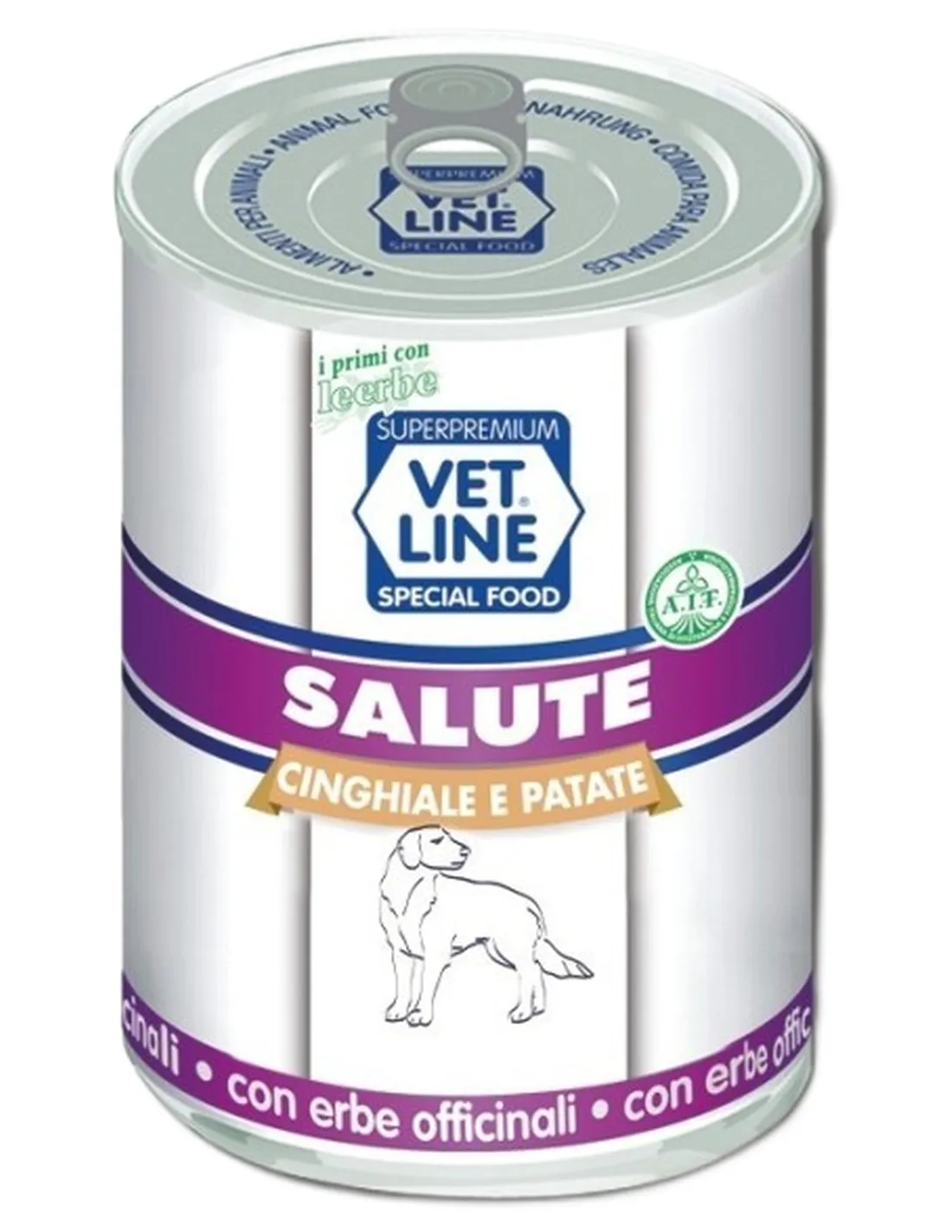 Vet Line cane salute cinghiale e patate 400 gr   Vet Line cane salute cinghiale e patate 400 gr