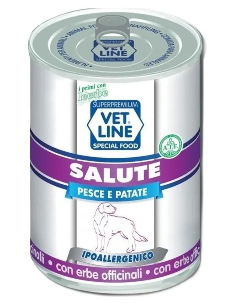 Vet Line cane salute pesce e patate 400 gr  