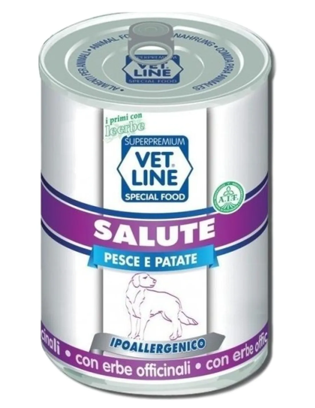 Vet Line cane salute pesce e patate 400 gr  