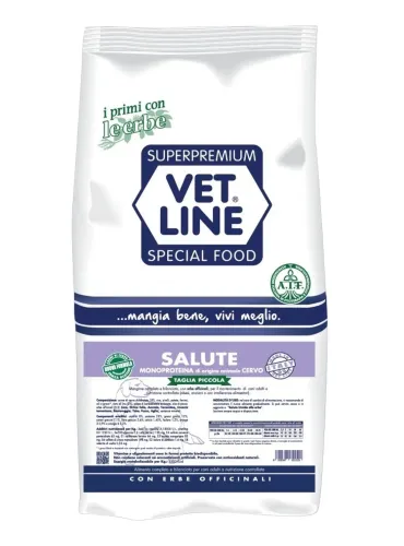 Vet Line cane taglia piccola salute cervo 12,5 kg  