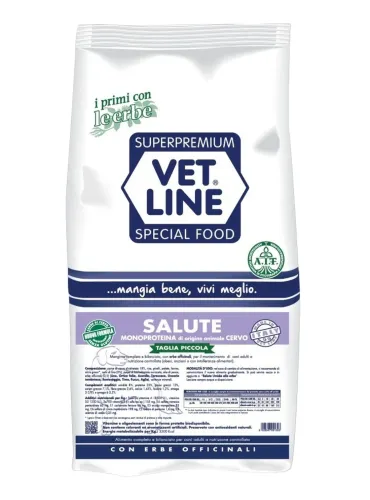 Vet Line cane taglia piccola salute cervo 3 kg  