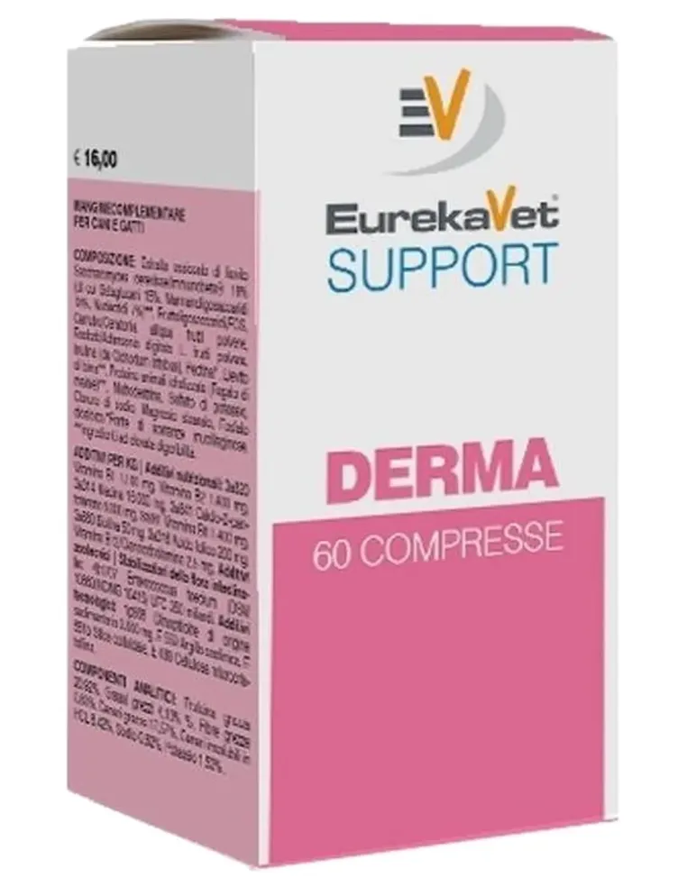 EurekaVet Support derma 60 compresse  