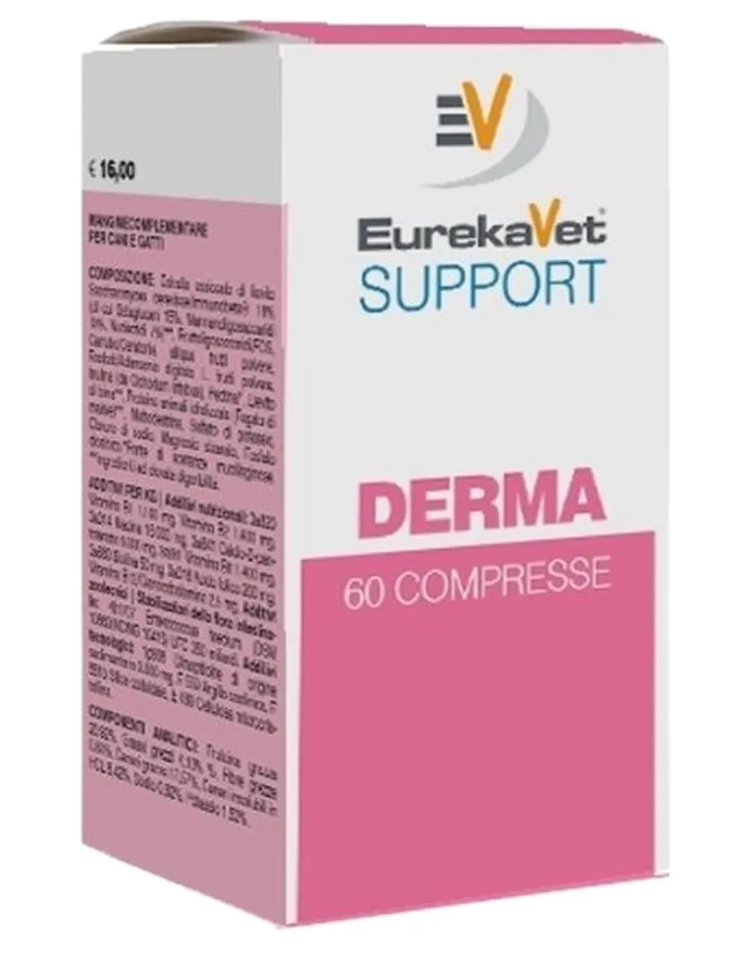EurekaVet Support derma 60 compresse   EurekaVet Support derma 60 compresse