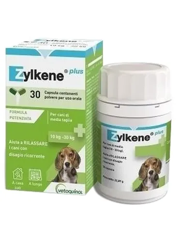 Vetoquinol zylkene plus cani 10-30 kg 30 capsule  