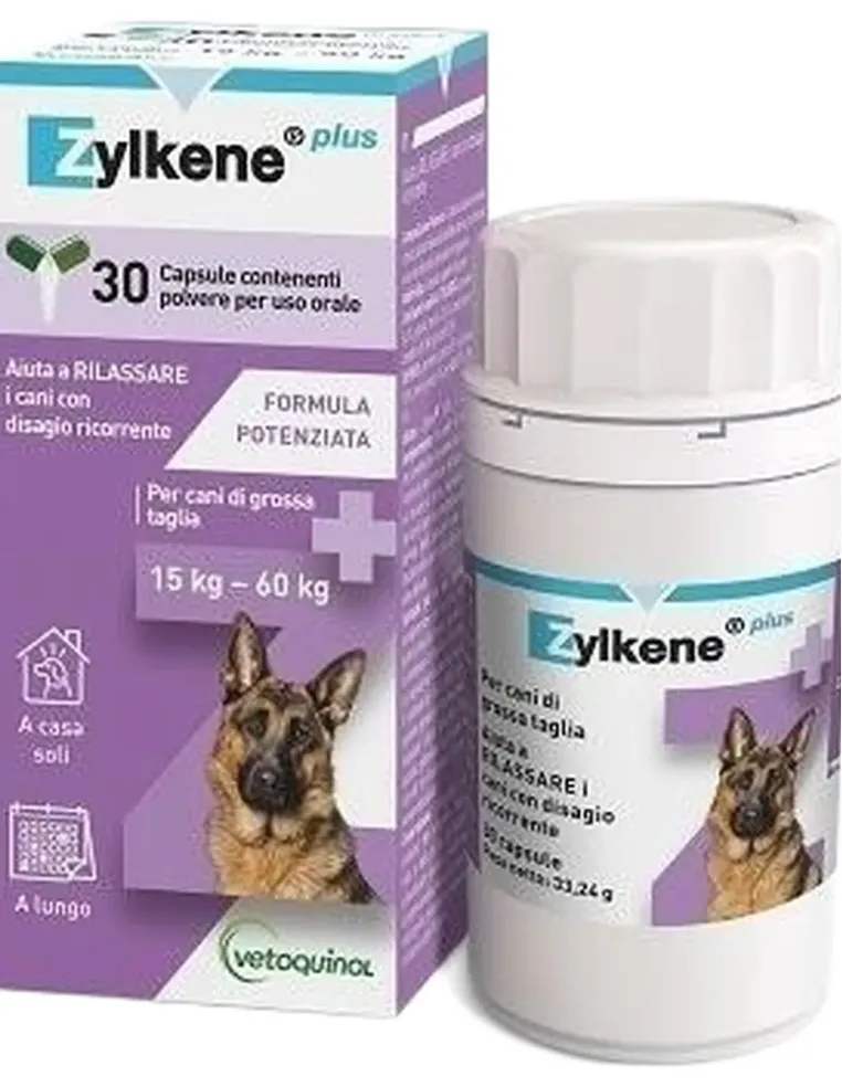 Vetoquinol zylkene plus cani 15-60 kg 30 capsule  