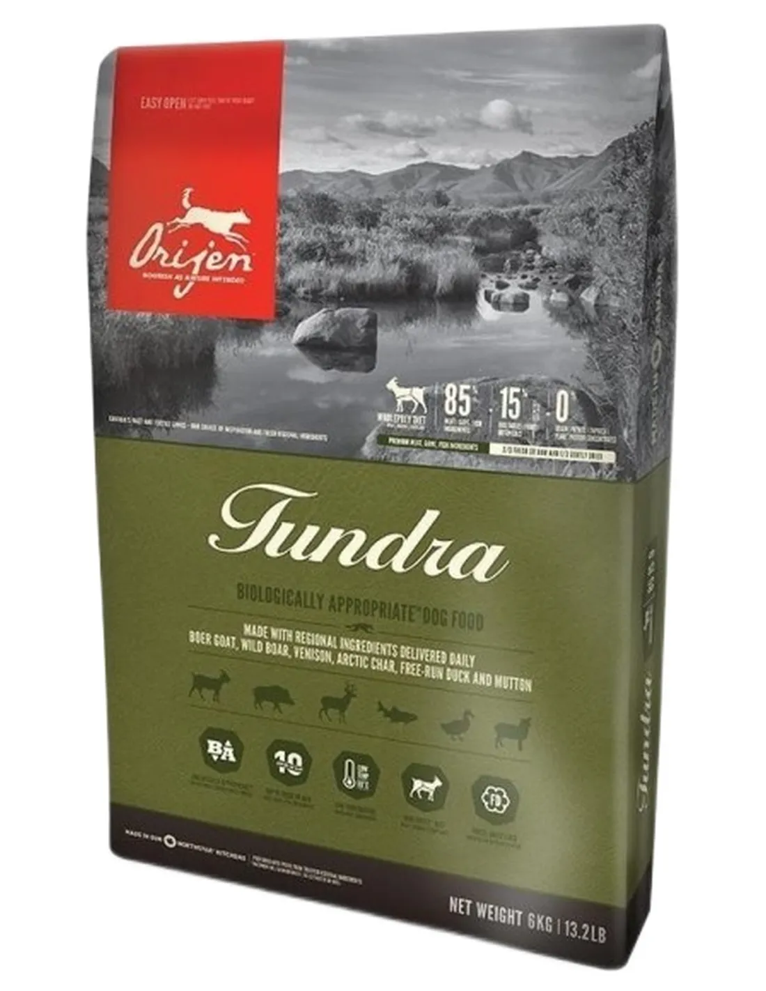 Orijen cane tundra 2 kg  