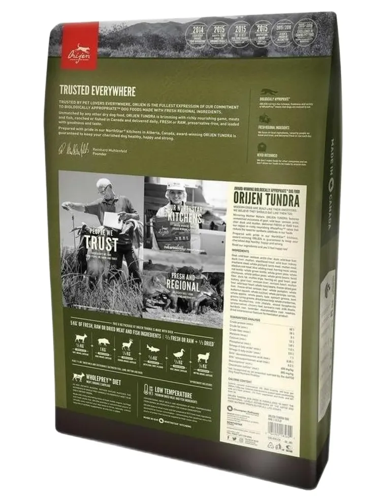 Orijen cane tundra 2 kg  