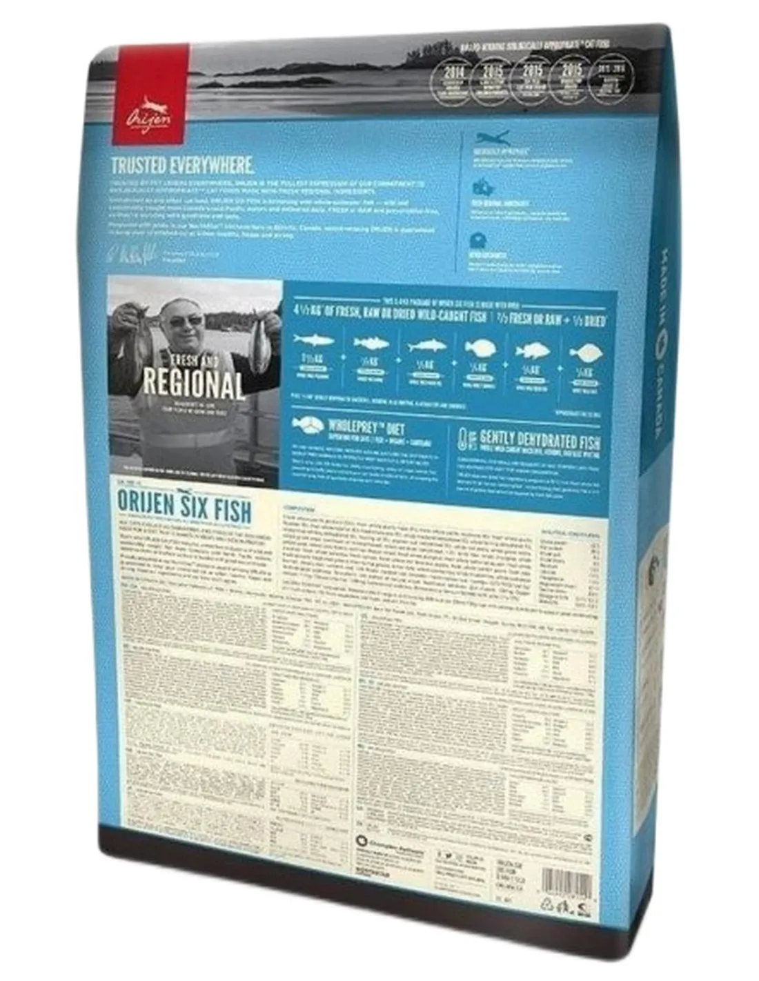 Orijen gatto six fish 340 gr   Orijen gatto six fish 340 gr