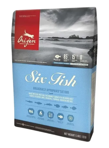 Orijen gatto six fish 5,4 kg