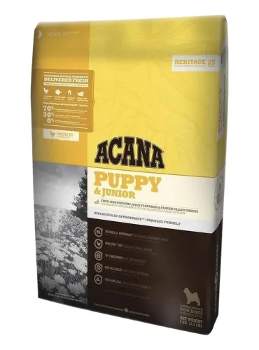 Acana puppy e junior dog 2 kg heritage  