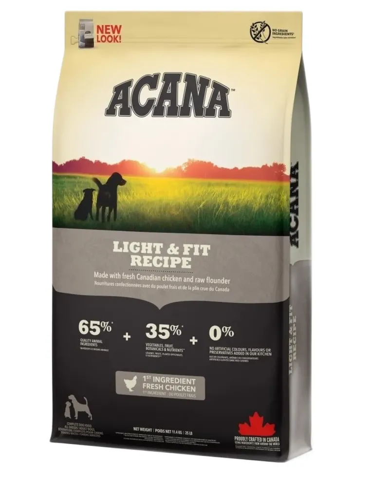 Acana cane light e fit recipe 11,4 kg  