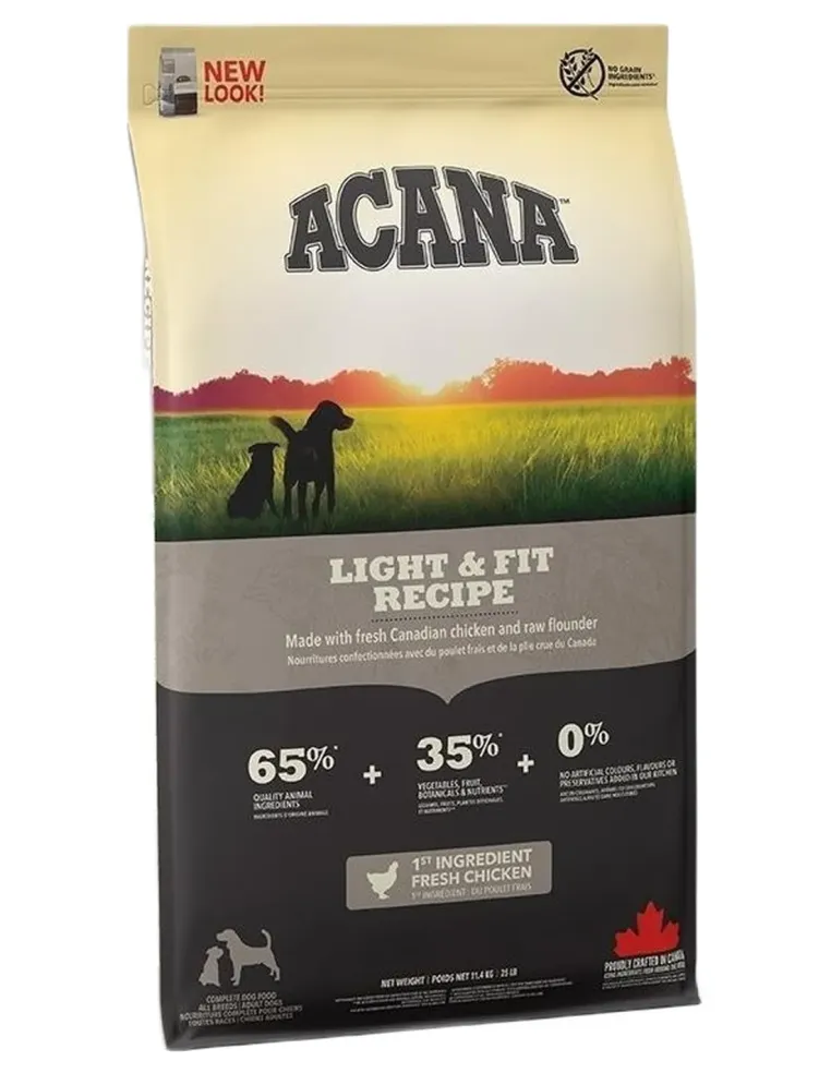 Acana cane light e fit recipe 2 kg  