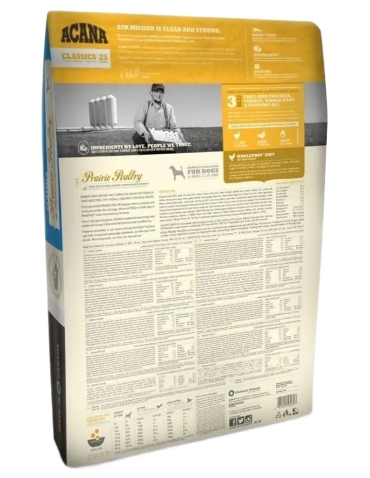 Acana adult prairie poultry dog 2 Kg classics 25  