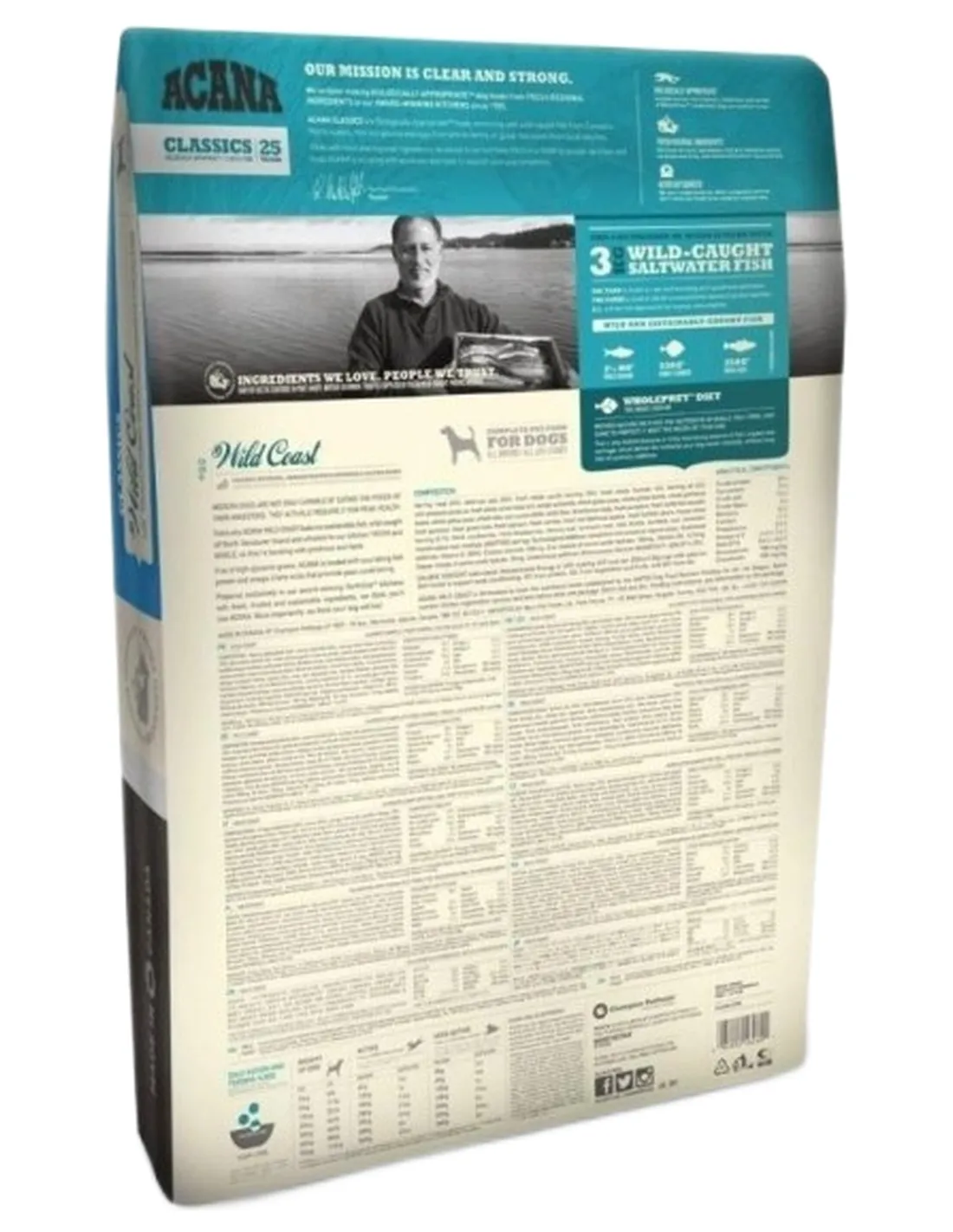 Acana adult wild coast dog 2 Kg classics 25  