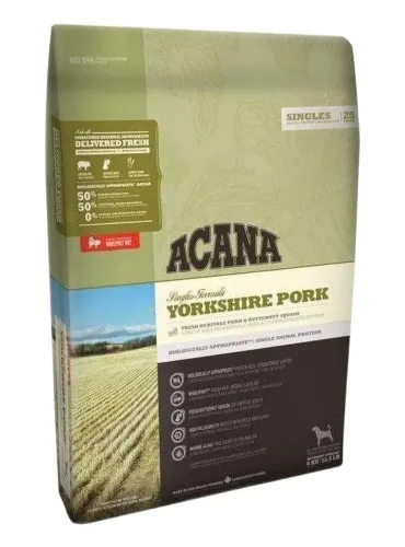 Acana adult yorkshire pork dog 11,4 kg singles 25