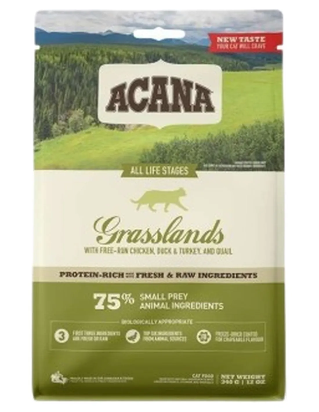 Acana grasslands gatto 340 gr  