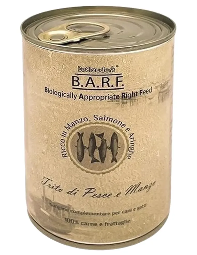 Dr.Clauder's Barf trito di pesce e manzo 400 gr  