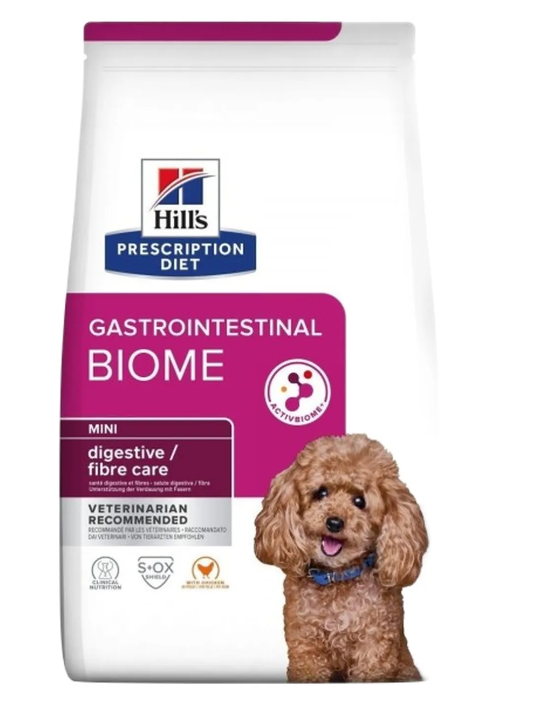 Hill's cane mini gastrointestinal biome digestive fibre care pollo 3 kg  