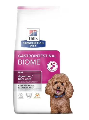 Hill's cane mini gastrointestinal biome digestive fibre care pollo 6 kg