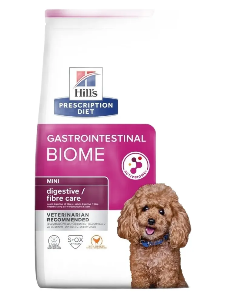 Hill's cane mini gastrointestinal biome digestive fibre care pollo 6 kg  