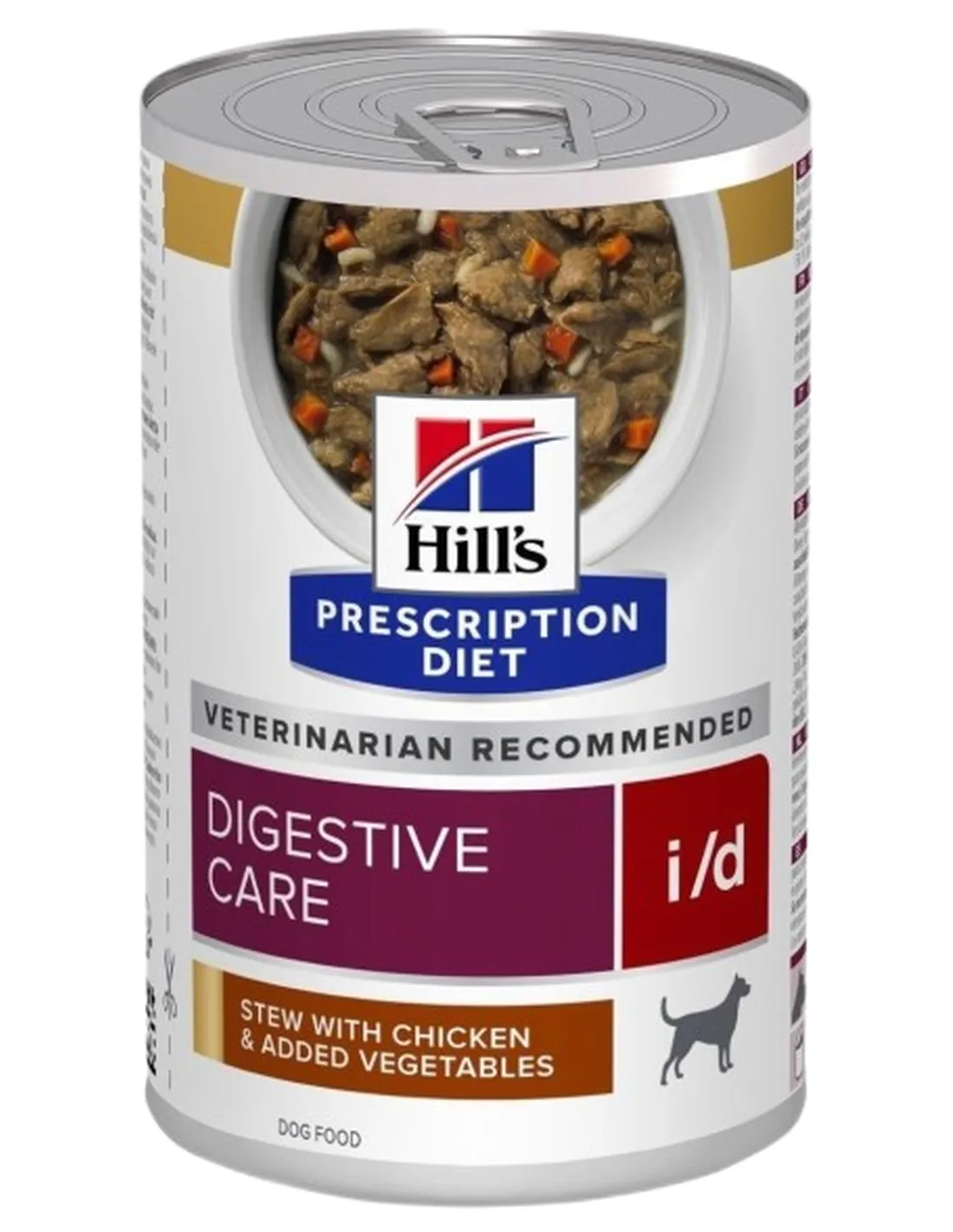 Hill's i/d canine spezzatino pollo e verdure 354 gr  