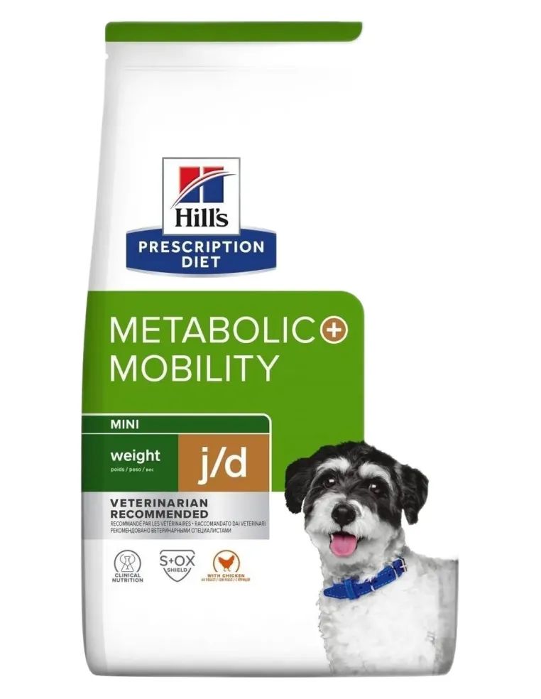 Hill's cane j/d mini metabolic + mobility pollo 1 kg  