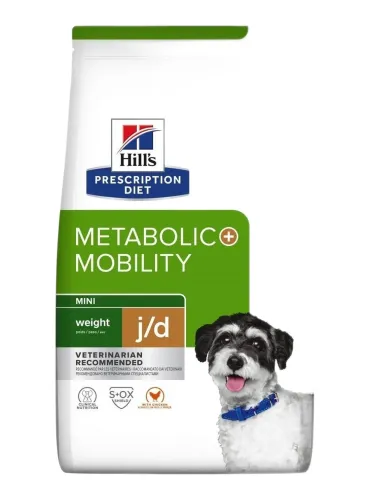 Hill's cane j/d mini metabolic + mobility pollo 3 kg  