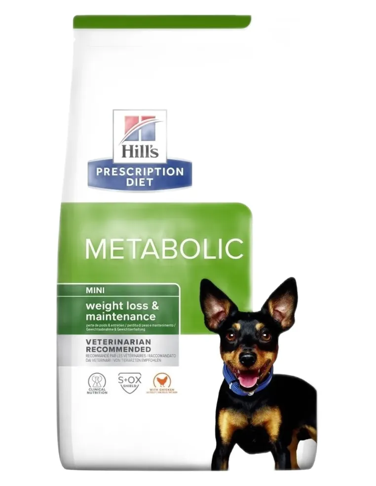 Hill's cane metabolic mini weight loss e maintenance pollo 3 kg  